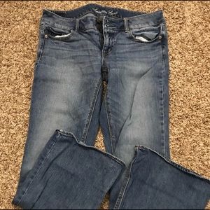 American Eagle Artist Flared Jean 8 XLONG length!